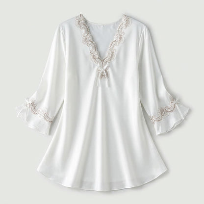Poppy Satin Pajama Set