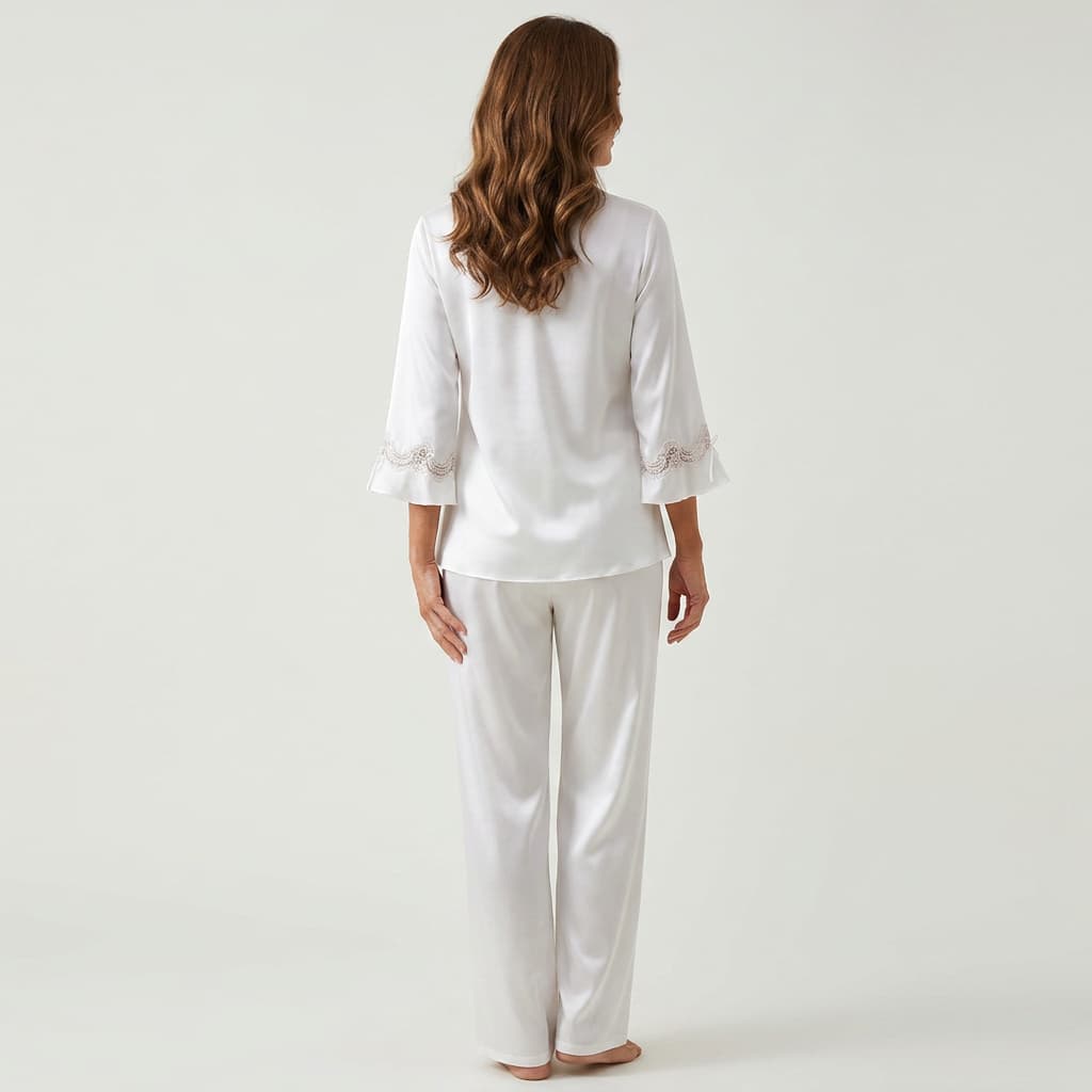 Poppy Satin Pajama Set