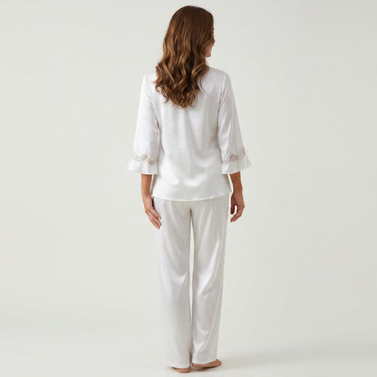 Poppy Satin Pajama Set