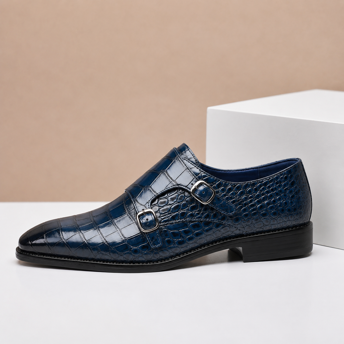 Wesley Embossed Leather Shoes