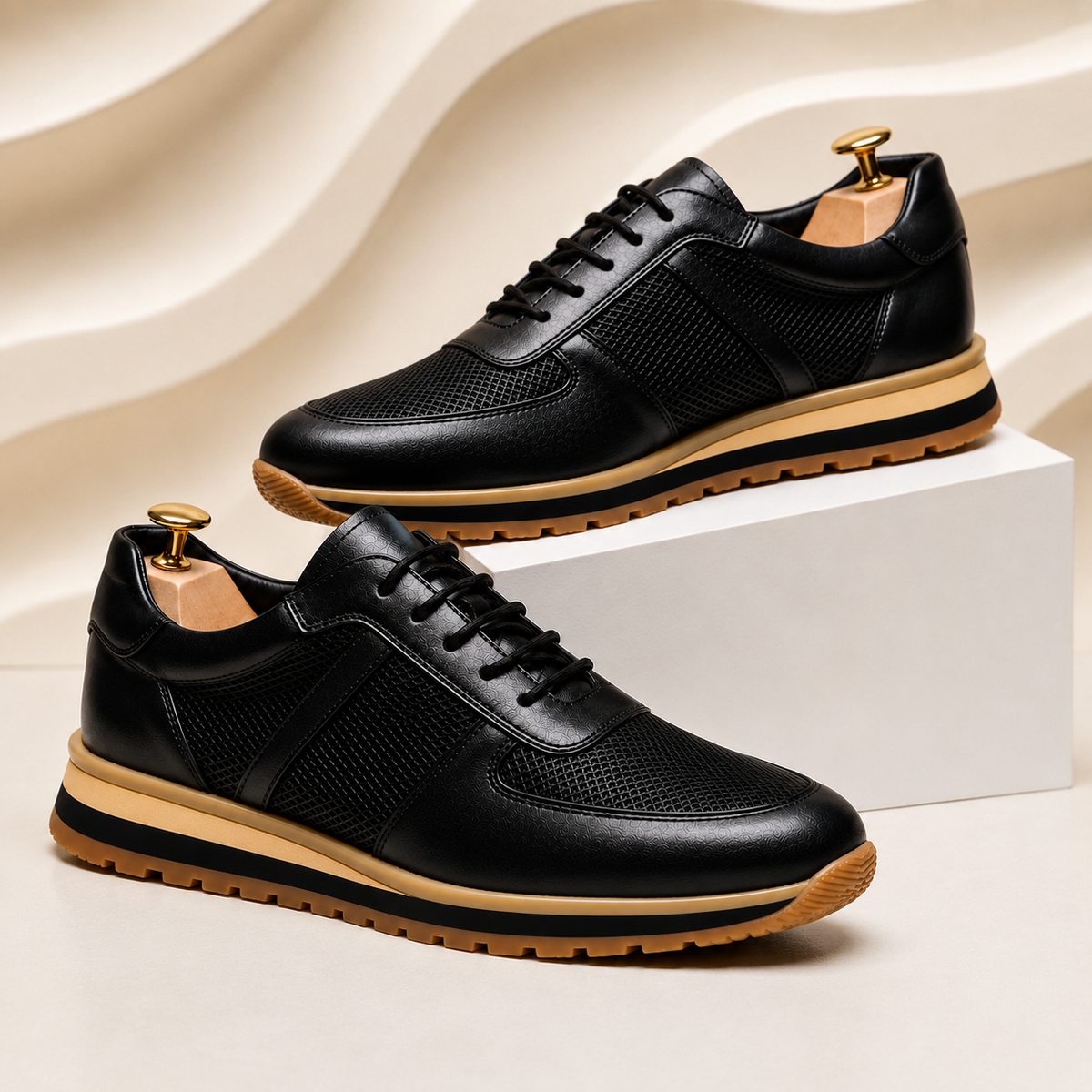 Beckett Cowhide Leather Sneakers
