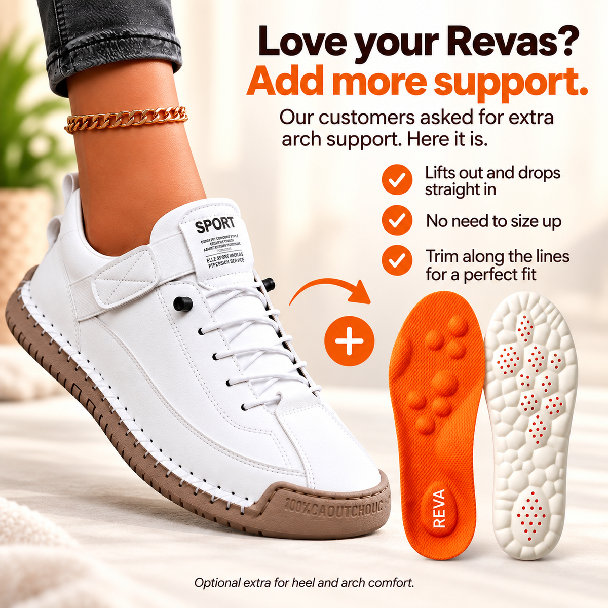 Arch Support Insoles for Heel & Plantar Fasciitis Relief