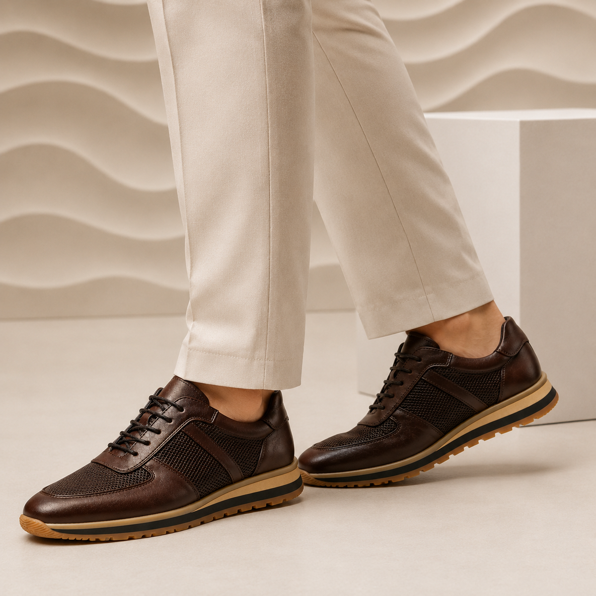 Beckett Cowhide Leather Sneakers