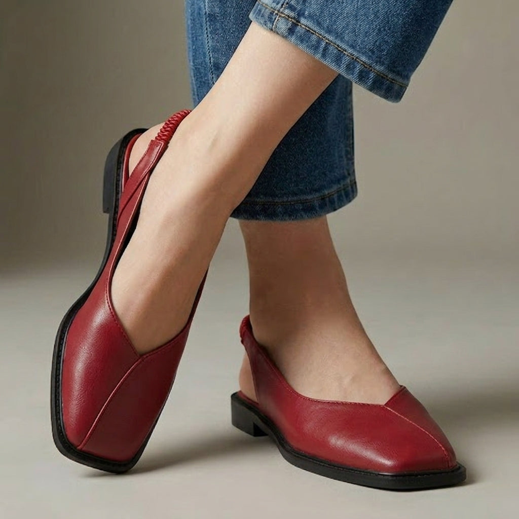 Marlowe Square-Toe Flats