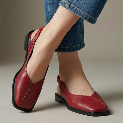 Marlowe Square-Toe Flats
