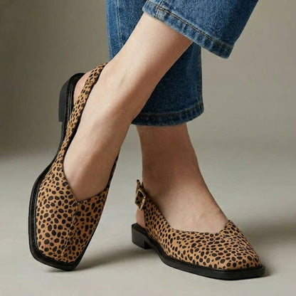Marlowe Square-Toe Flats