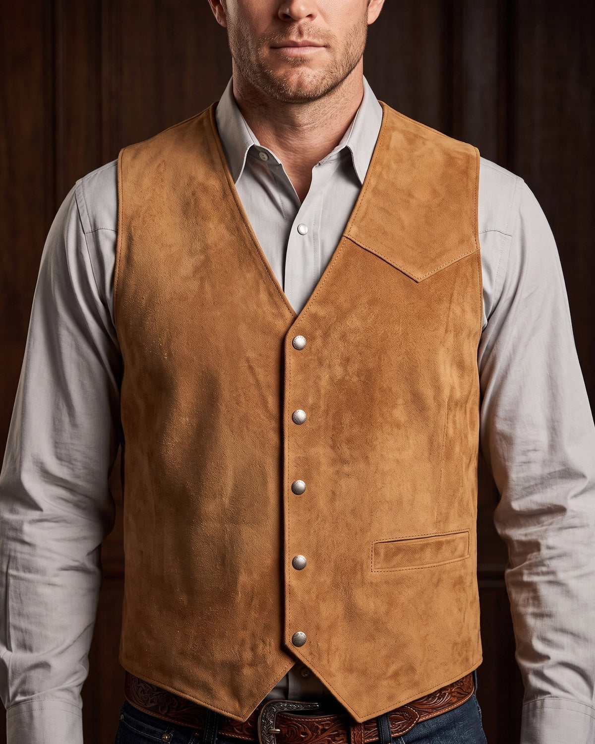 Everett Suede Vest
