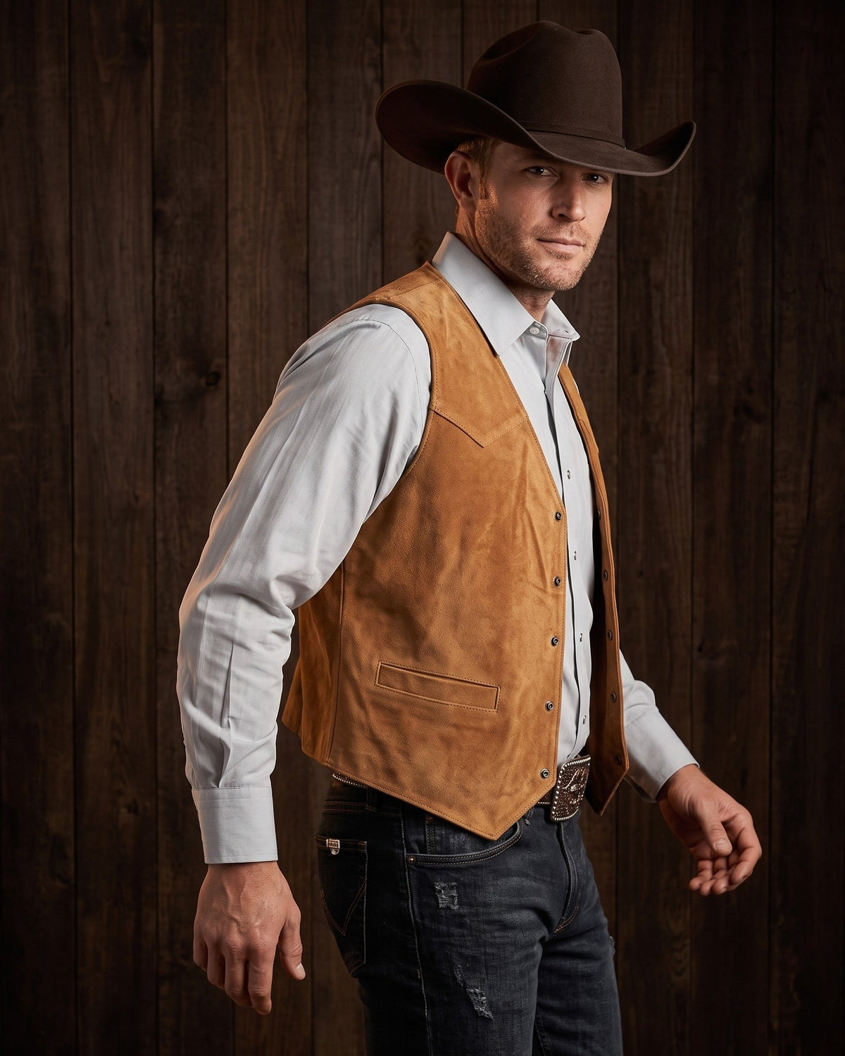 Everett Suede Vest