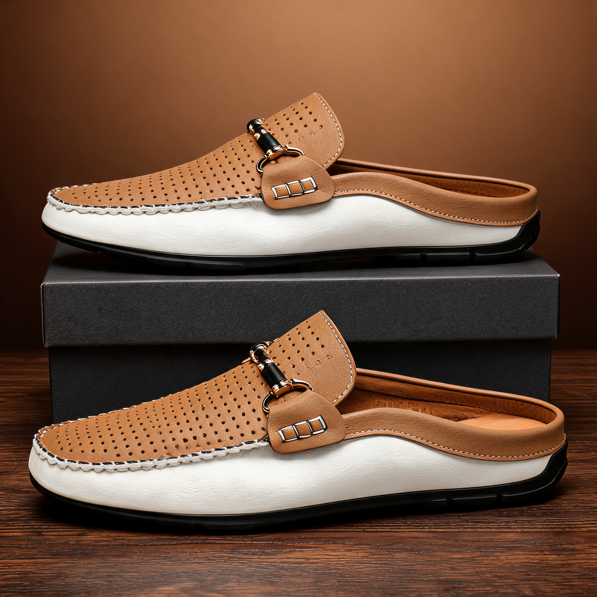 Dalton Leather Mules