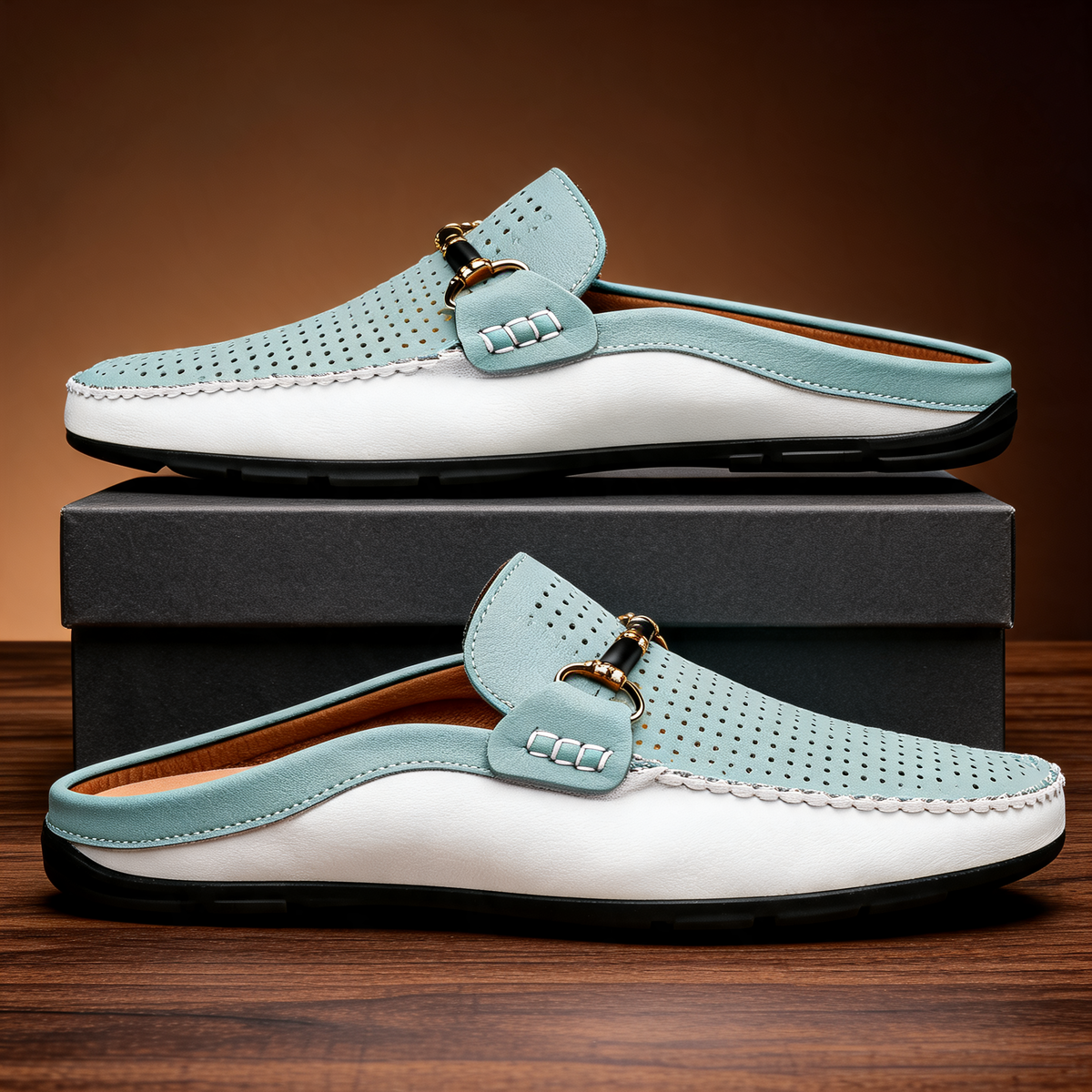 Dalton Leather Mules