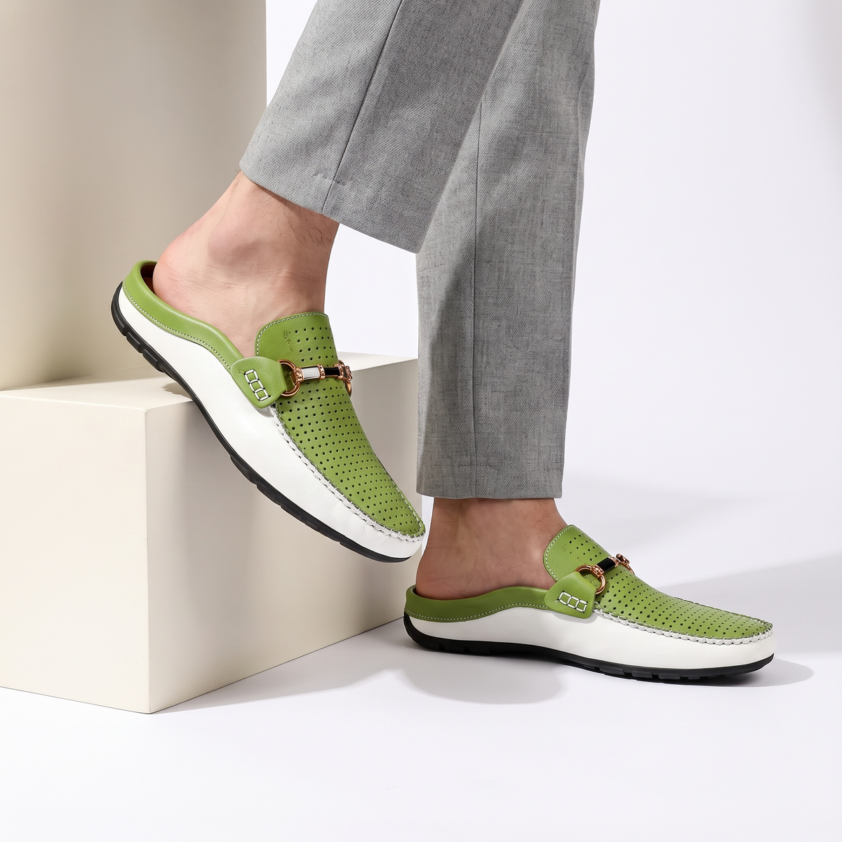 Dalton Leather Mules