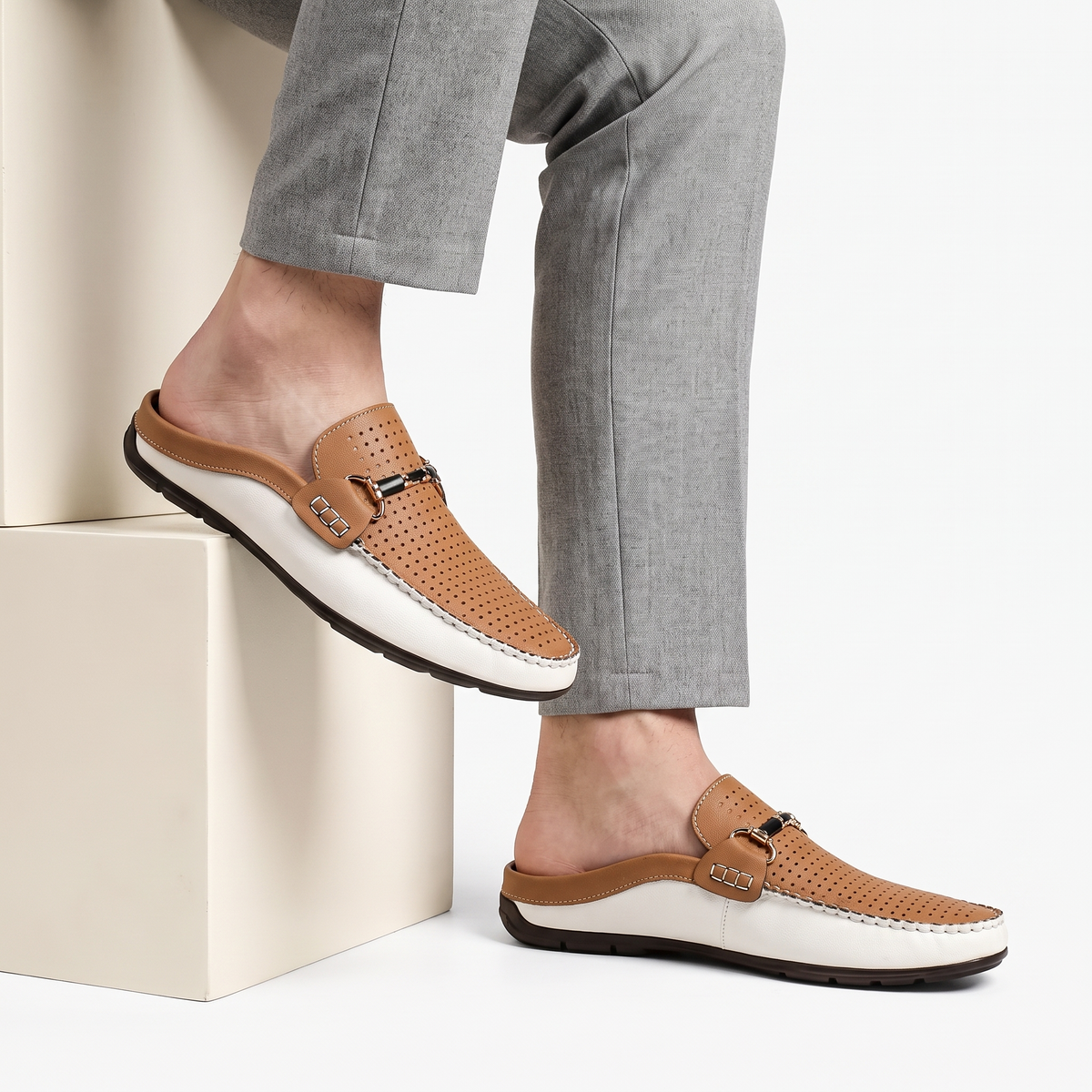 Dalton Leather Mules