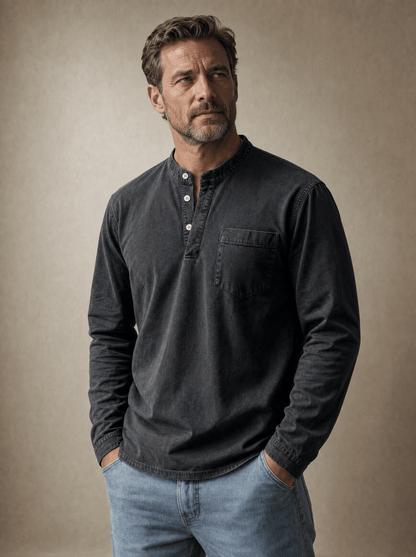 Carver Long Sleeve Henley