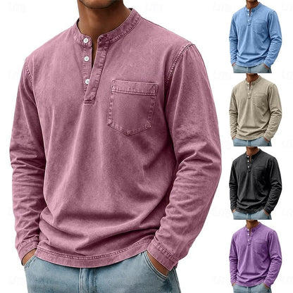 Carver Long Sleeve Henley