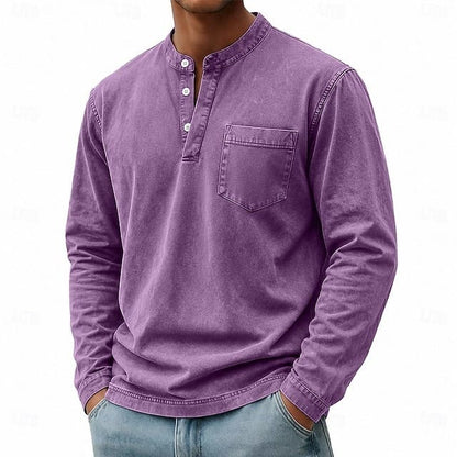 Carver Long Sleeve Henley