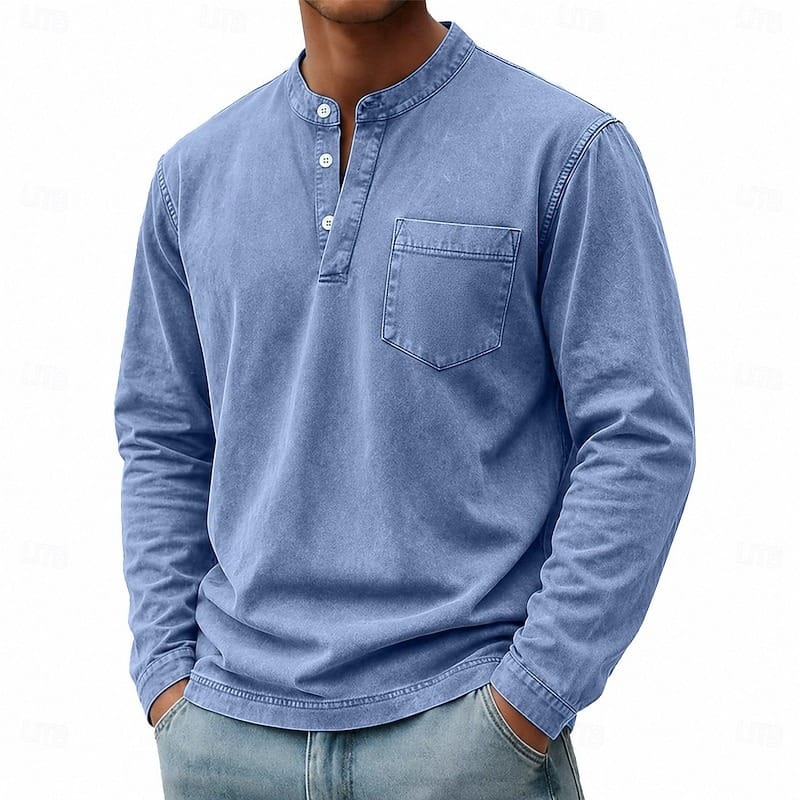 Carver Long Sleeve Henley