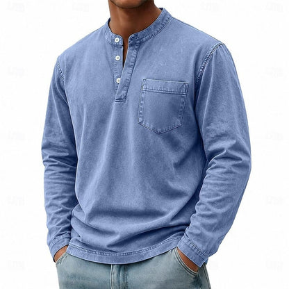 Carver Long Sleeve Henley