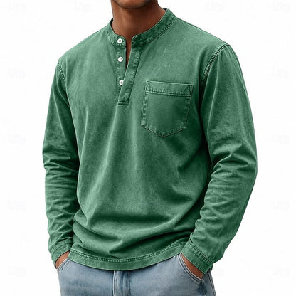 Carver Long Sleeve Henley