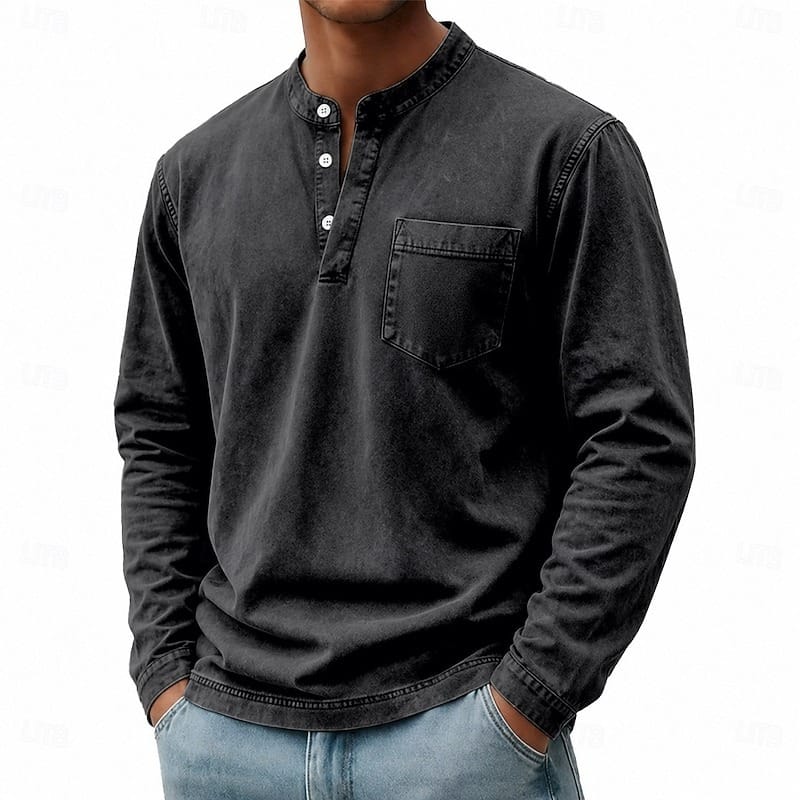 Carver Long Sleeve Henley