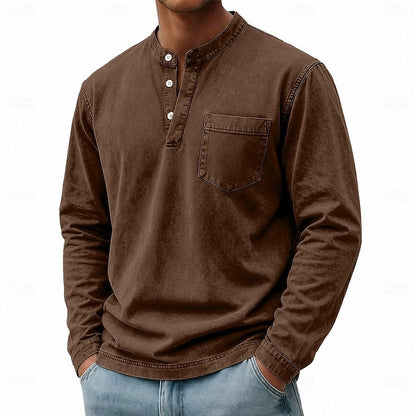 Carver Long Sleeve Henley