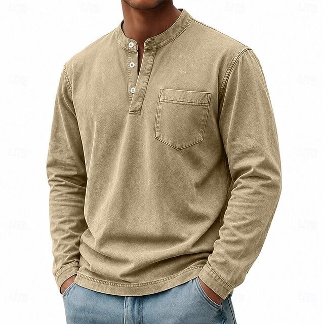 Carver Long Sleeve Henley