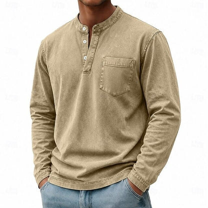 Carver Long Sleeve Henley