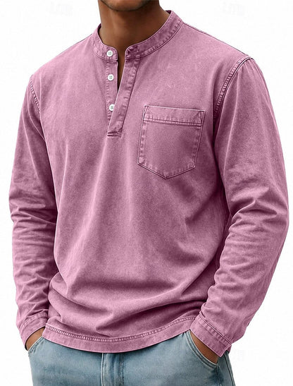 Carver Long Sleeve Henley