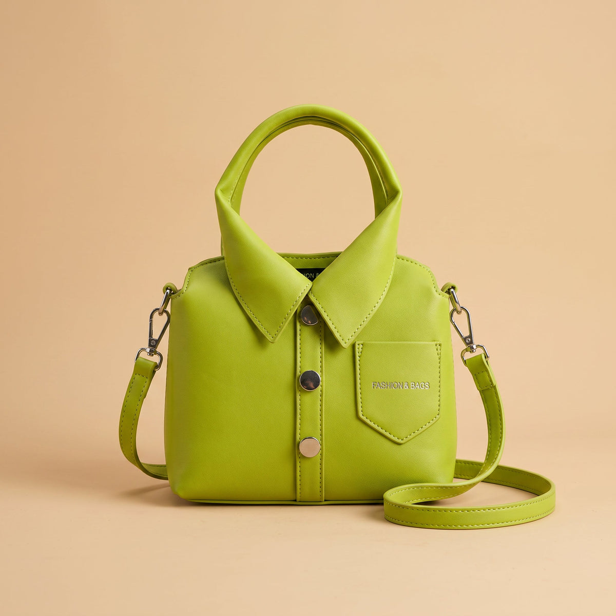 Presley Collared Leather Bag